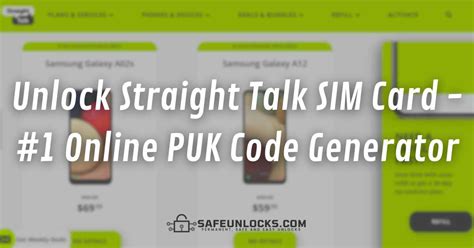 smart sim card puk code generator|free puk code generator online.